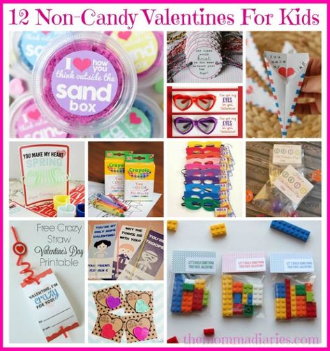 Non-Candy Valentines for Kids Valentines Gifts For Teens, Free Printable Valentines For Kids, Crazy Straw Valentine, Non Candy Valentines, Printable Valentines For Kids, Straw Valentine, Free Printable Valentines, Candy Valentines, Crazy Straws