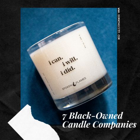 7 Black-Owned Candle Companies | Dom N' The City Harlem Candle, Black Owned Business, Light A Candle, Support Black Business, Baking Company, Nyc Food, Candle Business, Business Gift, Reading A Book