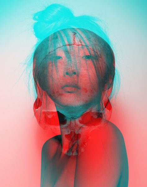 Dan FORBES :: from Anaglyph Beauty Dorian Grey, Sublimacion Ideas, 3d Photography, A Level Photography, Image 3d, Multiple Exposure, Exposure Photography, Still Life Photographers, Cover Art Design