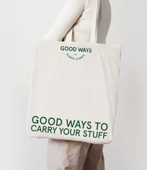 Upcycled Tote, Park Signage, Branded Tote Bags, Drinks Packaging Design, Custom Tote Bags, Eco Bag, Cool Fits, Design Minimal, Shopper Bag