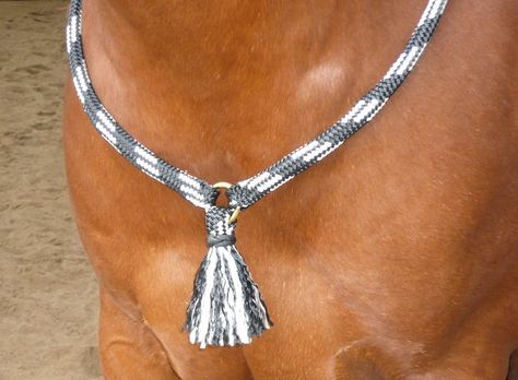 Rope Horse Tack Horse Neck Rope, Reining Training, Horseshoe Crafts Projects, Horse's Neck, Miniature Donkey, Diy Horse, Horse Ideas, Diy Barn, Rope Diy