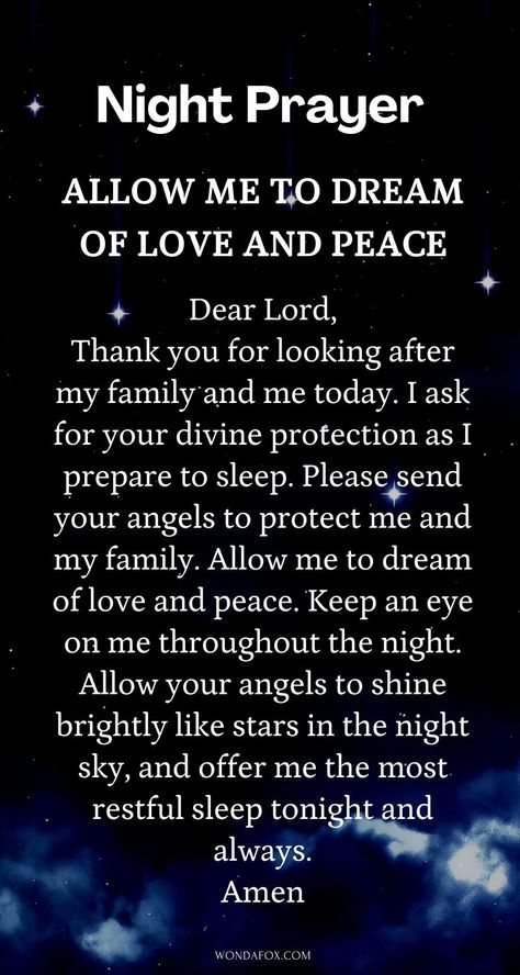 Good Night Prayers And Blessings For Family, Night Time Prayers Bedtime I Pray, Prayers To Say Before Bed, Nighttime Prayers, Breaking Curses, Prayer Night, Prayer Before Sleep, Nighttime Prayer, Moon Lighting