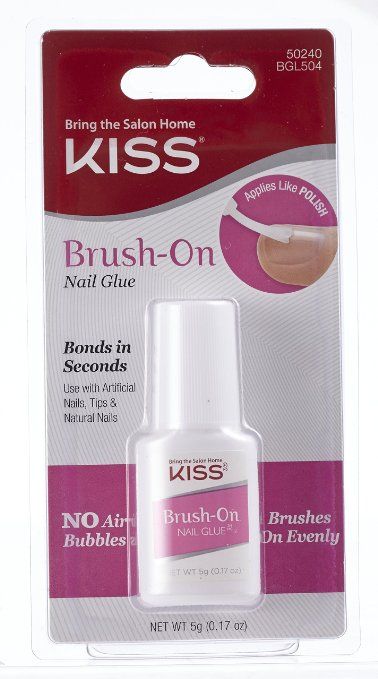 Nail Stuff Products, Nails Glue On, Best Nail Glue For Fake Nails, Kiss Glue On Nails Medium, Kiss Eyelash Glue, Beauty Secrets Nail Glue, Kiss Nails Glue On Short Cheap, Kiss Glue On Nails, Kiss Nails Kit