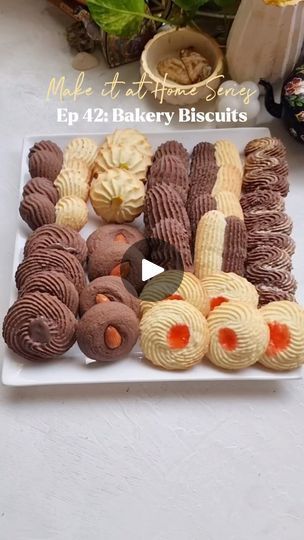 163K views · 3.7K reactions | HERE’S HOW TO MAKE IT ⤵️
⠀⠀⠀⠀⠀⠀⠀⠀⠀
Make it at Home Series Episode 42 - Bakery Biscuits 🍪

Recipe
6 oz butter
5 oz icing sugar
1 egg
8 oz flour
½ tsp baking powder 
1 tsp vanilla 
1½ tbsp cocoa powder

• Beat the butter & sugar together till light and fluffy
• Add the egg, vanilla and beat again
• Add the dry ingredients and beat until just combined
• Divide the batter in half and mix cocoa powder in one half
• Transfer the dough to piping bags and shape as desired
• Bake in a preheated oven at 180°C for 12 to 15 min till golden and crisp 

• For chocolate swirl cookies add choc sauce (cocoa powder, icing sugar and milk) after baking
• For vanilla swirl add strawberry jam before baking
⠀
⠀⠀⠀⠀⠀⠀
HAVE A QUESTION?
📝 Leave a comment 
⠀⠀⠀⠀⠀⠀⠀⠀⠀⠀⠀⠀⠀⠀⠀⠀⠀⠀
💾 Save th Cocoa Powder Icing, Chocolate Swirl Cookies, Swirl Cookies, Biscuits Recipe, Chocolate Swirl, Biscuit Cake, Icing Sugar, Strawberry Jam, Biscuit Recipe