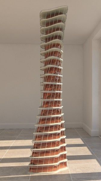 Parametric Tower, Tower Models, Concrete Architecture, Wooden Architecture, Genius Loci, Parametric Architecture, Skyscraper Architecture, Architecture Model House, Tower Design