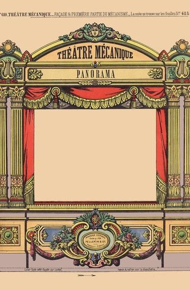 Puppet Theaters, Bicycle Tattoo, Theatre Curtains, Paper Theatre, Toy Theatre, Up Book, Dollhouse Accessories, Vintage Labels, Paper Toys