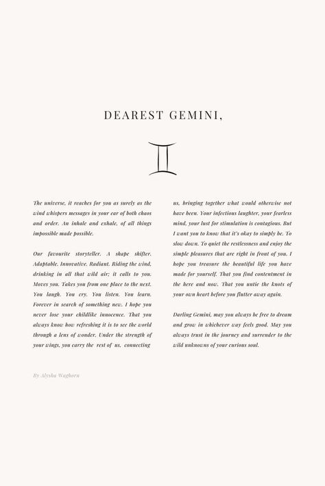 Gemini Zodiac Quotes, Gemini Personality, Gemini Quotes, Gemini Woman, Astrology Chart, Hopes And Dreams, Aesthetic Words, Gemini Zodiac, Positive Self Affirmations