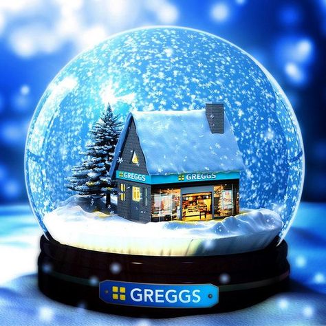 Greggs launches Christmas advent calendar - How to get your hands on one Snowball Glass, Christmas Snowball, Trees House, Red Backdrop, Globe Art, 4k Tv, Christmas Advent Calendar, Noel Christmas, Christmas Advent