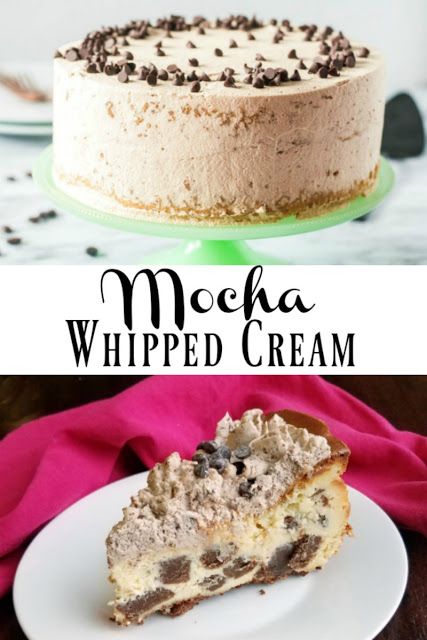 Fluffy whipped cream spiked with coffee and chocolate. It is a great frosting for cakes, topping for cheesecakes or would be great floating on your cup of coffee. #frosting #coffee #mocha #whippedcream Mocha Whipped Cream, Mocha Icing, Pumpkin Slab Pie, Coffee Frosting, Mocha Frosting, Blogger Ideas, Flavored Whipped Cream, Coffee Mocha, Mocha Cake