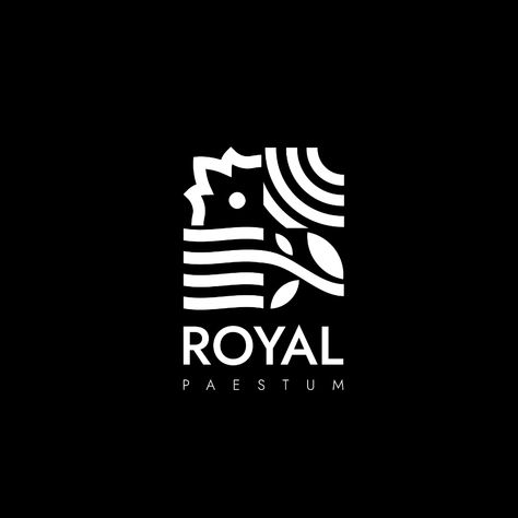 Hotel Royal Paestum Brand Design by mócrea - World Brand Design Society Small Business Logo Design, Hotel Logo Design, Hotel Royal, Adobe Photoshop Design, Real Estate Logo Design, Hotel Logo, Deep Roots, Hotel Branding, Coffee Logo