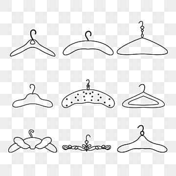 Swap Party, Gold Hangers, Black Hangers, Clothing Swap, Paint Vector, Art Outfits, Hanger Design, Vector Png, Drawing Clothes