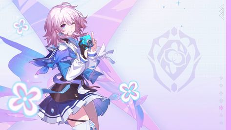 March 7th Wallpaper, March 7th, Take A Photo, Honkai Star Rail, March 7, Star Rail, Wallpaper Pc, Live Wallpapers, Game Character