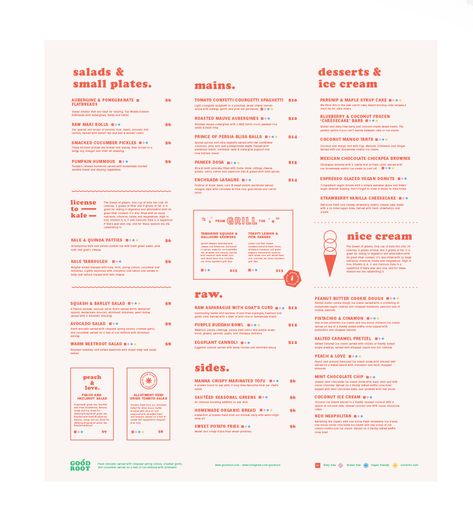 A3 Menu Design Restaurant, Mid Century Menu Design, Aesthetic Menu Design, Restaurant Branding Identity, Menu Design Layout, Menu Design Inspiration, Cafe Menu Design, Menu Layout, Menu Flyer