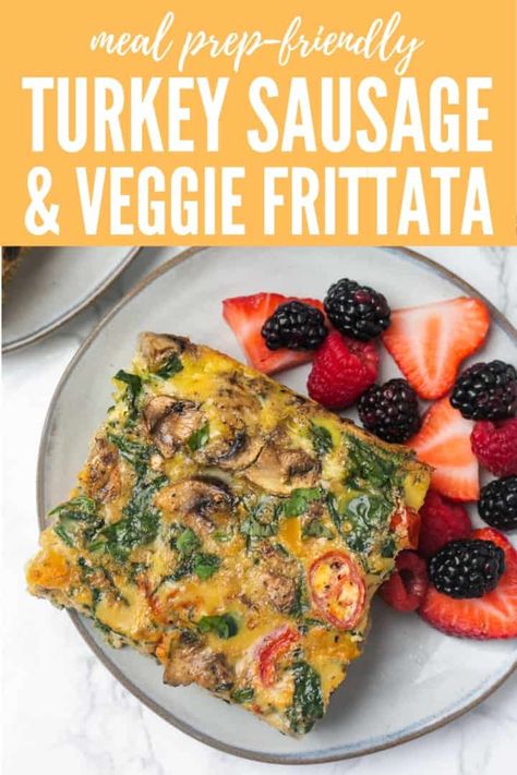 Turkey Frittata, Veggie Frittata Recipes, Frittata Recipes Healthy, Sweet Potato Crust Quiche, Sausage Frittata, Healthy Frittata, Homemade Brunch, Weekend Meal Prep, Golo Diet