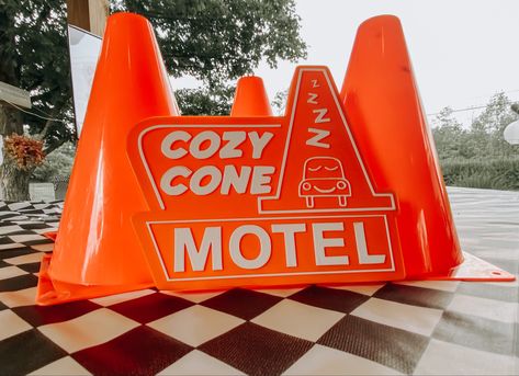 Radiator Springs Trunk Or Treat, Cars Radiator Springs Birthday Parties, Route 66 Party Decoration, Radiator Springs Party, Pixar Homecoming Theme, Pixar Cars Party, Radiator Springs Birthday, Pixar Cars Birthday Party, Hoco Decor