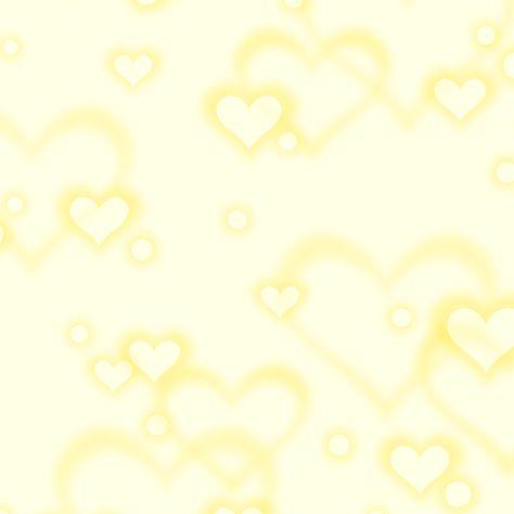 Pastel Yellow Background, Yellow Gfx Background, Soft Yellow Aesthetic Background, Sanrio Yellow Wallpaper, Yellow Heart Wallpaper, Gfx Background Yellow, Yellow And Pink, Yellow Hearts, Pale Yellow Background Aesthetic