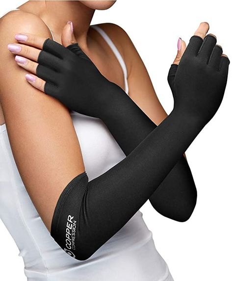 Computer Typing, Wrist Stretches, Compression Gloves, Forearm Sleeve, Tattoos For Black Skin, Gloves Design, Compression Garment, Hand Gloves, Fingers Design