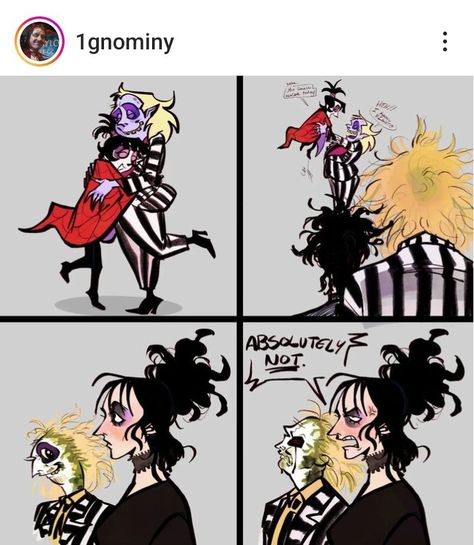 Beetlejuice And Lydia, Beetlejuice Fan Art, Beetlejuice Cartoon, Alex Brightman, Beetlejuice Movie, Tim Burton Art, Looking For Friends, Lydia Deetz, Tim Burton Films