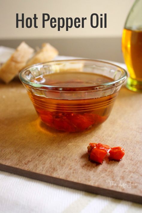 Hot Pepper Oil Hot Pepper Oil Recipe, Herb Storage, Condiment Recipes, Infused Olive Oil, Easy Homemade Recipes, Hot Pepper, Pepper Seeds, I Want To Eat, Canning Recipes