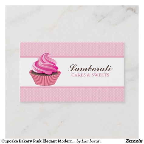 Cute Business Card, Cute Business Cards, Cupcake Bakery, Cake Pops, Business Card, Sweet Treats, Business Cards, Cupcake, Free Design