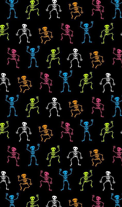 Colorful Skeleton Wallpaper, Skeleton Wallpaper, Halloween Skulls, Aomine Daiki, Halloween Wallpapers, Halloween Wallpaper Iphone, Halloween Wallpaper, Halloween Skull, Phone Wallpapers