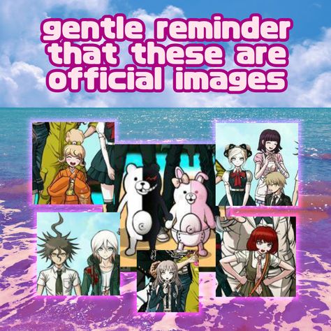 these were from a spike chunsoft april fools thing from like 2013 (i couldnt find any better quality images lmao sorry) Spike Chunsoft, I Love You Drawings, Danganronpa Memes, Afro Puff, April Fools, Quality Images, Danganronpa, Turn Ons, Memes