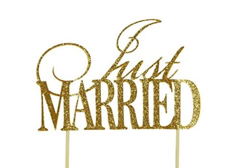 All About Details Justmarried Cake Topper Gold -- Check out the image by visiting the link. Married Cake, Cupcake Supplies, Bakeware Storage, Plain Cake, Cake Topper Wedding, Cake Supplies, Topper Wedding, Gold Cake, Decorator Icing