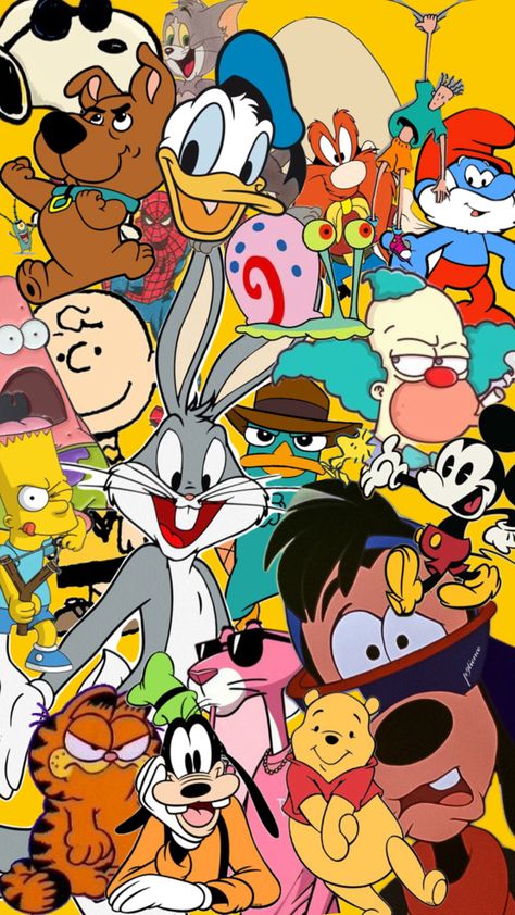 Cartoon Cartoon Characters Wallpaper, Cartoon Network 90s, 2000 Nostalgia, 90s Cartoon Characters, Kids Series, Swag Cartoon, Cartoon Posters, Dope Cartoon Art, Cute Shirt Designs