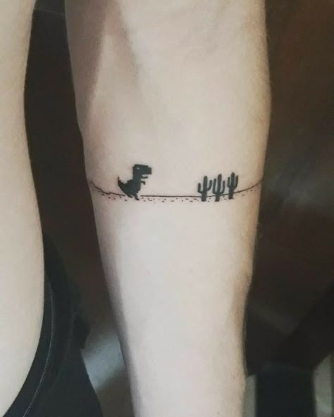 Funny Anime Tattoo Ideas, Small Gaming Tattoo, Funny Small Tattoos For Guys, Simple Funny Tattoos, Gamer Tattoo Ideas, Tech Tattoo Ideas, Gamers Tattoo, Computer Tattoo, Funny Small Tattoos