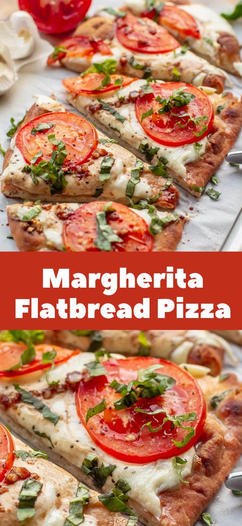 Flatbread Pizza Recipes Healthy, Margherita Flatbread Pizza, Pizza Topping Ideas, Margherita Flatbread, Flatbread Pizza Recipes, Healthy Pizza Recipes, Naan Pizza, Healthy Pizza, Pizza Recipes Homemade