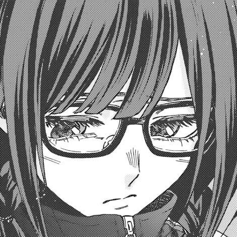 Madoka Yuzuhara Icon, Manga Pfp Girl Icon, Yuzuhara Madoka, Kaoru Hana Wa Rin To Saku, Question Mark Face, Pfp Glasses, Glasses Pfp, Photo Manga, Y2k Profile Picture