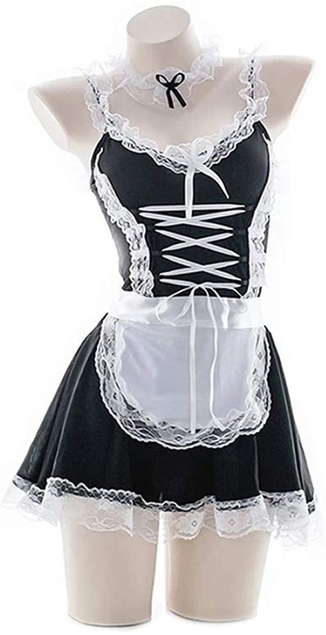 Maid Dress Uniform, Maid Outfit Anime, French Maid Dress, Maid Lingerie, Lace Apron, Costume Anime, French Maid, Maid Outfit, Special Dresses