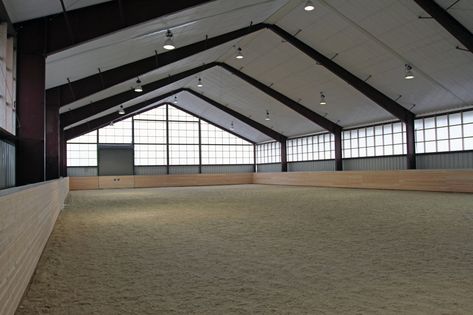 Indoor Horse Riding Arena, Equine Facility Design, Equine Facility, Horse Riding Arena, Dream Barn Stables, Equestrian Stables, Equestrian Barns, Riding Arena, Horse Arena