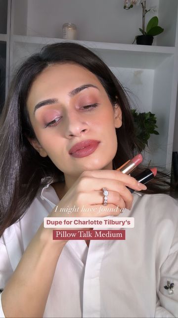 Revlon Smoky Rose, Pillow Talk Medium Lipstick, Charlotte Tilbury Pillow Talk Medium, Revlon Rose Velvet, Lipstick Shades For Medium Skin, Revlon Lipstick Swatches, Pillowtalk Lipstick, Revlon Lipstick Shades, Pillow Talk Charlotte Tilbury