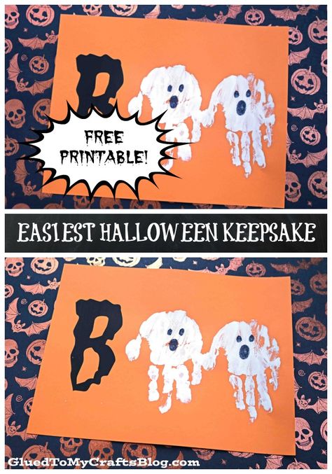 Easy Halloween Craft, Moldes Halloween, Dekorasi Halloween, Halloween Infantil, Halloween Crafts Preschool, Halloween Crafts For Toddlers, Halloween Fest, October Crafts, Carte Halloween