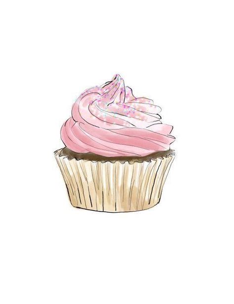 Cupcake Aesthetic, Cupcake Logo Design, Cupcake Rosa, Baking Logo Design, Cupcake Illustration, Cupcake Logo, Cupcake Drawing, Bakery Business Cards, Cake Logo Design