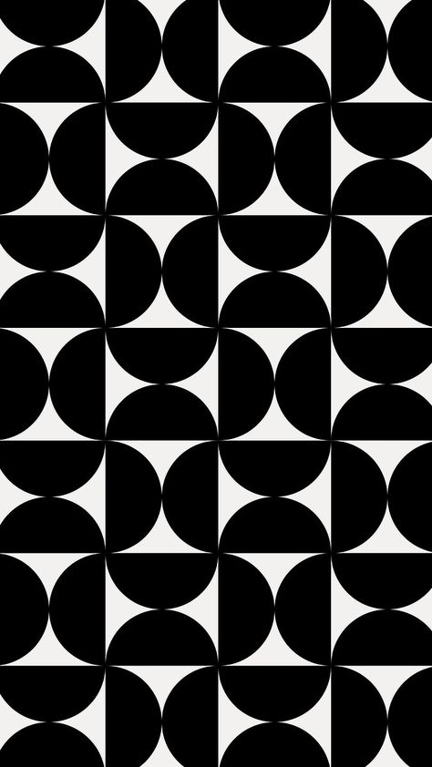 Geometric Patterns Inspiration, Black And White Patterns Wallpaper, Black White Pattern Design, Black White Geometric Pattern, Black Geometric Pattern, Geometric Shape Pattern, Shape Patterns Design, Retro Pattern Design, Black And White Fabric Texture