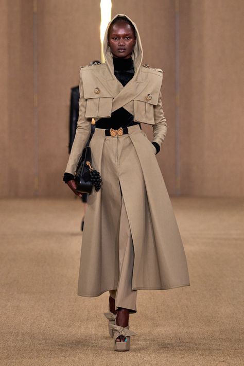 Clo 3d, Balmain Collection, Olivier Rousteing, 2024 Fashion, Back To Nature, Zulu, Fall 2024, Crop Jacket, Winter Wear