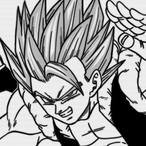 #Gogeta #DragonBallSuper #DBS #Mangá #Icons Dbs Manga, Goku Manga, Gogeta And Vegito, Dragon Ball Painting, Dragon Ball Art Goku, Dragon Ball Super Artwork, Dragon Ball Super Art, Dbz Art, Glowing Art