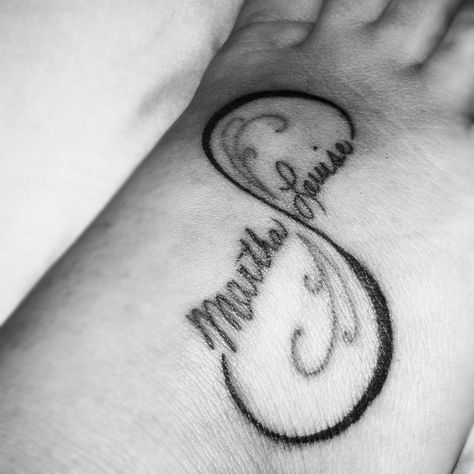 infinity symbol with grandma's actual signature Infinity Tat, Grandma Tattoos, Babies Names, Infinity Symbol Tattoo, Tattoo Symbols, Infinity Tattoos, Celebrities Humor, Outdoor Quotes, Tat Ideas