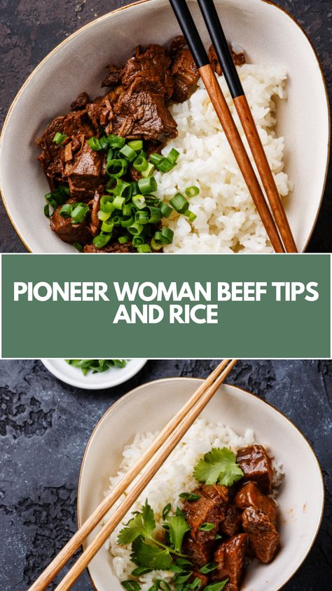 Pioneer Woman Beef Tips And Rice features succulent boneless top sirloin steak, seasoned with flour, kosher salt, black pepper, garlic powder, and onion powder. With a total preparation time of 60 minutes, it serves about 6 individuals, providing a hearty and flavorful meal served over hot cooked rice. Sirloin Steak And Rice Recipes, Top Sirloin Steak Recipes, Top Sirloin Steak Recipe, Pioneer Kitchen, Beef Tips And Rice, Sirloin Tip Steak, Sirloin Steak Recipes, Steak And Rice, Top Sirloin