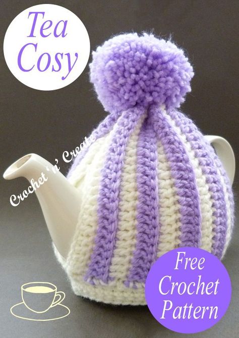 Crochet Tea Cosy Free Pattern, Tea Cosy Crochet Pattern, Crochet Tea Cosy, Tea Cozy Crochet Pattern, Teapot Cosy, Tea Cosy Crochet, Cosy Crochet, Tea Cosy Pattern, Tea Cozy Pattern