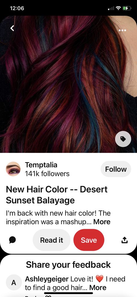 Desert Sunset Hair Color, Desert Sunset Hair, Sunset Hair Color, Sunset Hair, Desert Sunset, New Hair Colors, Fun Times, Fall Hair, New Hair