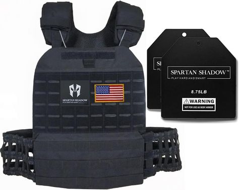 Men - 20 LB Weighted Vest. Weight vest with plates. Training vest, Weight Vest for men - Weighted vest for women Weight Vest Workout, Crossfit Challenge, Body Armor Plates, Weight Vest, Men Workout, Sport Equipment, Vest For Men, Weighted Vest, Endurance Training