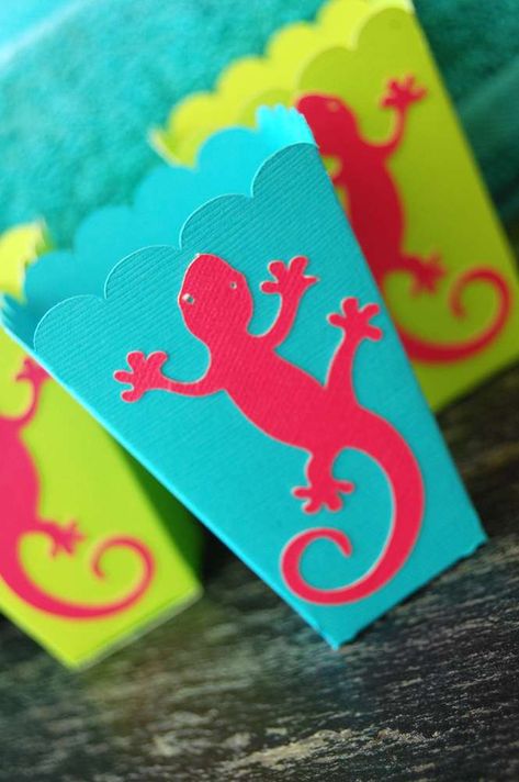 Gecko Cookies, Lizard Party, Reptile Birthday Party, Snake Party, Pj Mask Party, Reptile Party, Pj Masks Birthday, Bday Girl, Leopard Gecko