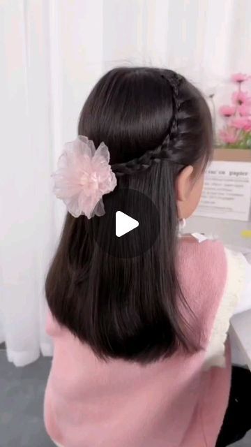 Unicorn Salon 🦄 on Instagram Hairstyle For Kids Girl For Wedding, Hairstyle For Kids With Short Hair, Hairstyle For Baby Girl Short Hair, Short Hairstyle Party, Hairstyles For Short Hair For Kids, Baby Hair Styles Girl Short, Hairstyle For Kids Short Hair, Toddler Headband Hairstyles, Short Kids Hairstyles