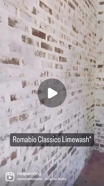 Romabio Paints on Instagram: "Distressed Limewash over brick is a VIBE 😎  Comment “PRO” to connect with a Romabio Preferred PRO near you like @rodpainting out of Alabama, shown here!   DIY Featured Question: Q: Can you spray on Romabio Classico Limewash®?   A: Yes. You can use a professional-grade airless sprayer (tip of 0.519” - 0.521”) or an HVLP spray gun (tip: 1.4mm-1.5mm). New sprayer tips should be used to prevent product waste and provide for a perfect finish. Be sure to clean out the sprayer immediately when done.  #romabio #limewash  #romabioclassicolimewash #classicolimewash #paintedbrick #farmhouse #curbappeal #sosatisfying #beforeandafter #homerenovation #houzz #myhouzz" Romabio Limewash Before And After, Romabio Limewash Colors, Romabio Limewash, Limewash Brick Exterior, Limewash Brick, Industrial Fireplace, Lime Wash Brick, Outside Of House, Ranch Houses