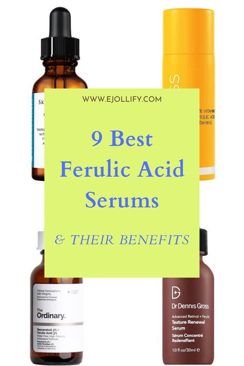 9 Best Face Serums With Ferulic Acid Amino Acids Benefits, Ce Ferulic, Serum Benefits, Best Face Serum, Face Serums, Antioxidant Serum, Retinol Serum, Skin Pores, Best Face