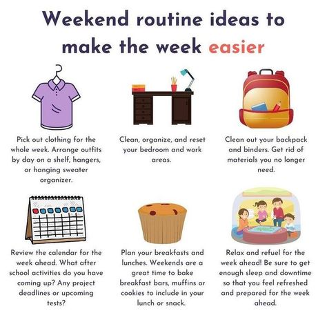 Prepare For School, Routine For Kids, Weekend Routine, Happy Homemaking, Sunday Routine, Traditions To Start, Routine Ideas, Parenting Knowledge, Parenting Techniques