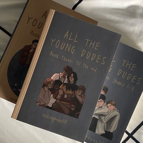 Marauders Era Bedroom Ideas, Atyd Cover Art, Marauders All The Young Dudes, Marauders Necklace, Marauders Bedroom, Grant Atyd, Atyd Book Covers, All The Young Dudes Book Cover, Prongs Marauders